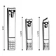 Stainless steel nail clipper